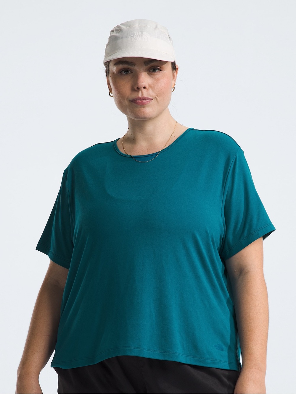The North Face Women's Teal Crew Neck Short Sleeve Tee Plus Size 3X NWOT